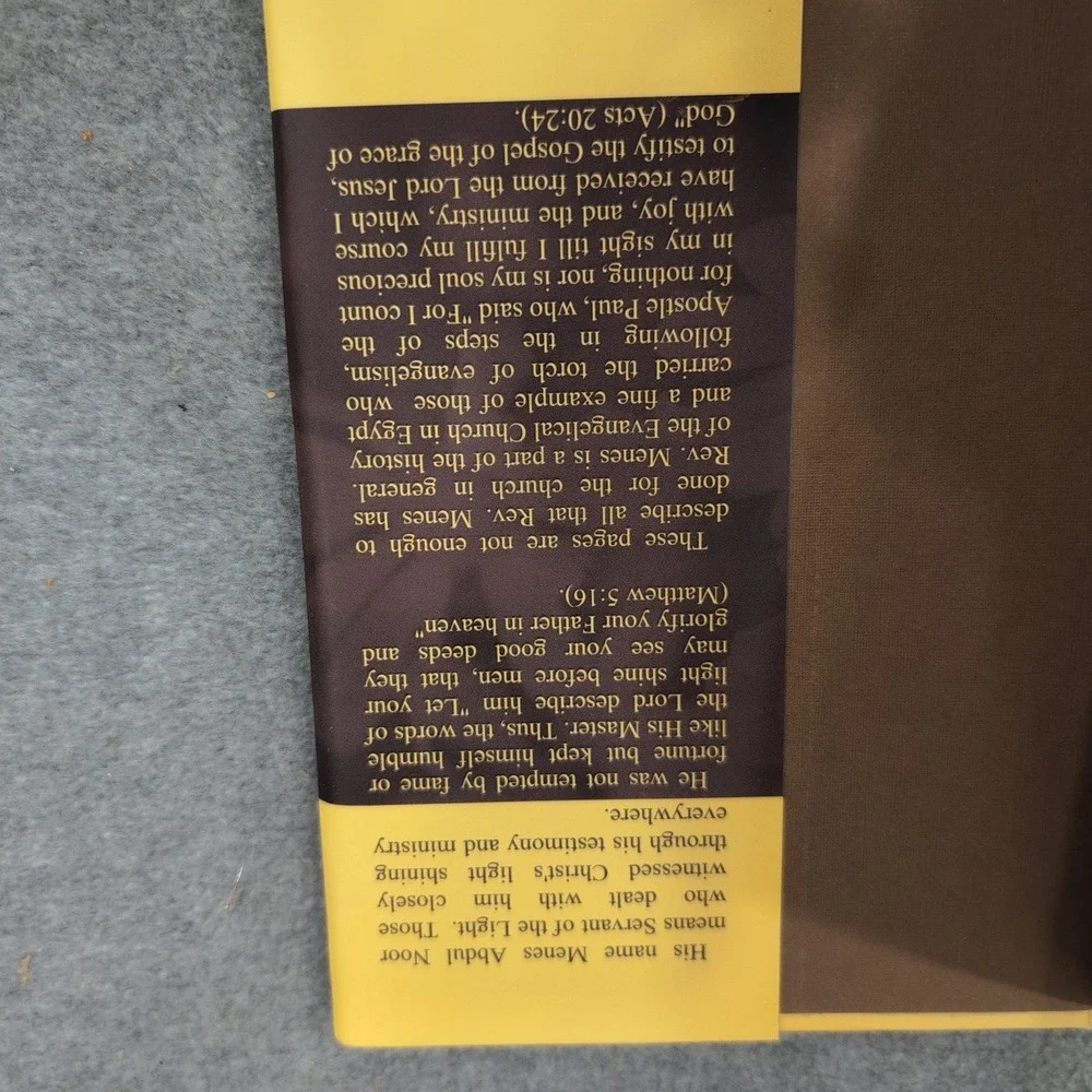 A Witness To The Light Menes Abdul‎ Noor Egypt Dialogues Biography Hardcover - Picture 7 of 7